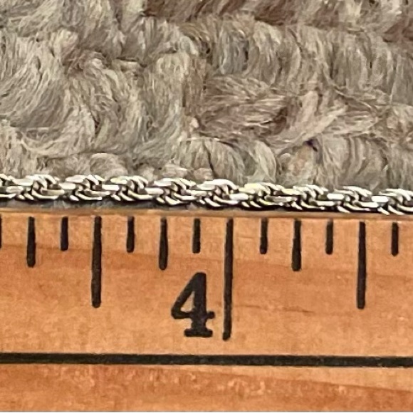 Sterling silver Rope chain bracelet - Picture 5 of 5